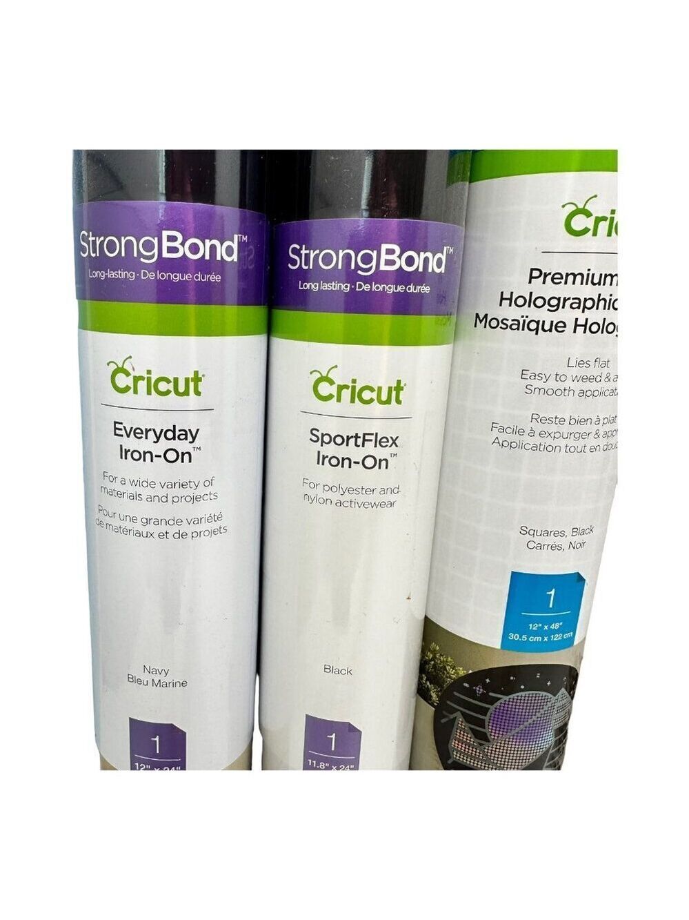 Cricut Lot Vinyl Stencil Mat Pen Set Iron On Sport Flex Bundle Gift Set Blue - Picture 3 of 8